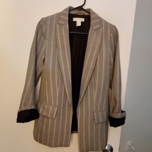 Striped Blazer long sleeve/H&M